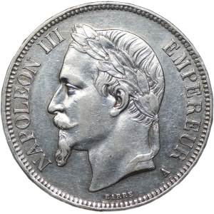 France, 5 francs 1868,
