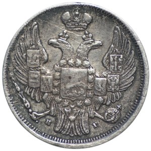 Mikuláš I., 15 kopějek = 1 zlotý 1837, Petrohrad