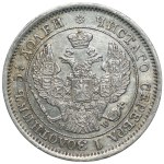 Nicholas I, 25 kopecks = 50 groszy 1850, Warsaw