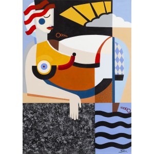 Monika Dałek (b. 1981, Zgierz), Bathing, 2024