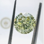 2.19 CT NATURAL POLISHED FANCY LIGHT GREEN DIAMOND - OW51101