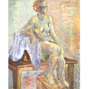 Helena ZAREMBA - CYBISOWA (1917 - 1986), Seated nude