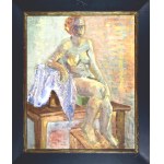 Helena ZAREMBA - CYBISOWA (1917 - 1986), Seated nude