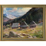 Stanislaw MAZUŚ (b. 1940), Cottages in the mountains