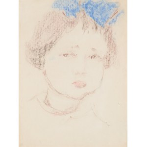 Otto AXER (1906-1983), Portrait of a girl