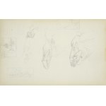 Stanislaw CHLEBOWSKI (1835-1884), Miniature outline of two portrait paintings