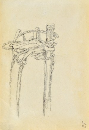 Tadeusz RYBKOWSKI (1848-1926), Szkic uprzęży