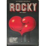 Poster for the Polish version of the film "Rocky," designed by Edward Lutczyn (b. 1947), 1978