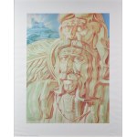 Stanislaw Szukalski (1893-1987), Design for the sculpture "Heir" from 1953.