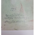 Stanislaw Szukalski (1893-1987), Design for the sculpture "Heir" from 1953.