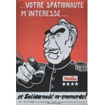 Your cosmonaut interests me.... And your Solidarity pisses me off! / Propaganda poster