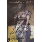 Poster from the exhibition "Jan Lebenstein. In memoriam", Paris 2014