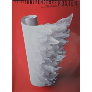 Poster from the exhibition: Polish Independent Poster, designed by Michal Batory, 2018