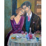 Krystyna Ruminkiewicz, Such one in love from the series Dialogue with Modigliani, 2026