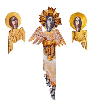 Aleksander Grzybek, Anioł liturgiczny z Cherubinem i Serafinem, 2025