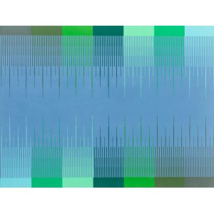 Richard Anuszkiewicz (1930, Erie, Pensylwania - 2020, Englewood), Dark Blue, 1975