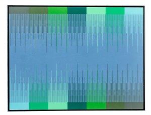 Richard Anuszkiewicz (1930, Erie, Pensylwania - 2020, Englewood), Dark Blue, 1975