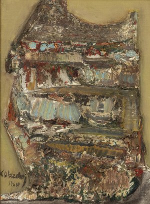 Aleksander Kobzdej (1920 Olesko na Ukrainie - 1972 Warszawa), Kompozycja paryska, 1960