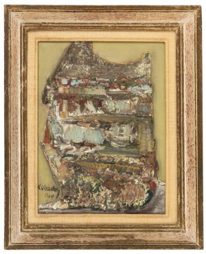 Aleksander Kobzdej (1920 Olesko na Ukrainie - 1972 Warszawa), Kompozycja paryska, 1960