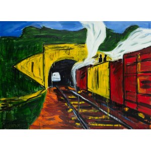 Zdzislaw Nitka ( born 1962), Train to Kaunas, 2017