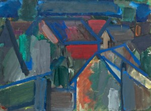 Wiesław Borowski (1935-1989), Chałupy, 1962