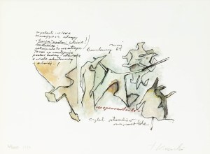 Tadeusz Kantor (1915 Wielopole Skrzyńskie-1990 Kraków), Bez tytułu, 1976