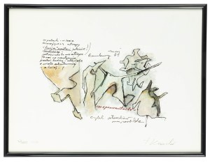 Tadeusz Kantor (1915 Wielopole Skrzyńskie-1990 Kraków), Bez tytułu, 1976