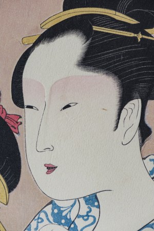 Kitagawa Utamaro (1753-1806), Okita and Ofuji, wyd. Japonia, po 1960 r.