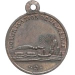 IIe République (1848-1852). Medal, colonization of Algeria 1848, Paris.