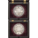 Isabella II (1833-1868). Medal, inauguration of the Santiago de Cuba gas plant 1857.