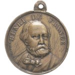 Henri V (1820-1883). Medal, Henri de France comte de Chambord, by E. Mineur ND (c. 1870).