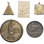 Sports medals. Set of 5 sports medals.