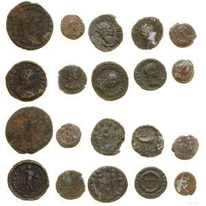 Roman Empire, set of 10 coins, (3rd-4th century AD)
