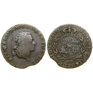 Poland, trojak, 1791, Warsaw