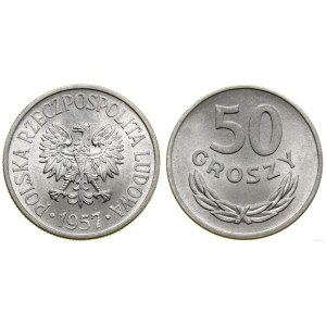 Poland, 50 groszy, 1957, Warsaw