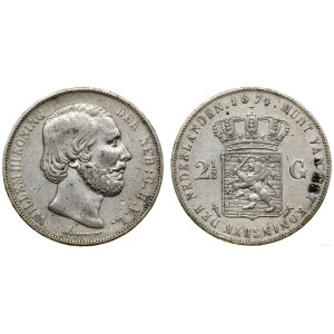 Netherlands, 2 1/2 guilders, 1874, Utrecht