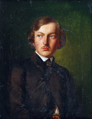 Józef SIMMLER (1823-1868), Portret młodego mężczyzny - Karol Zeidler - górnik, 1844