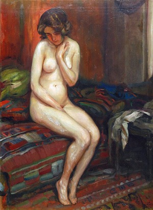 Wilhelm WACHTEL (1875-1942), Akt kobiety, ok. 1925