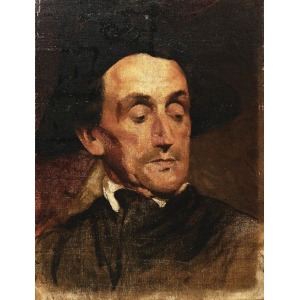 Maurycy GOTTLIEB (1856-1879), Portret aktora - studium, 1878