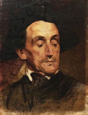 Maurycy GOTTLIEB (1856-1879), Portret aktora - studium, 1878