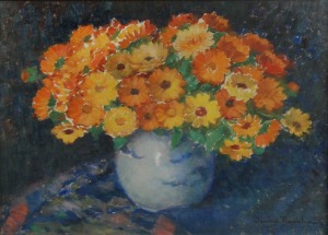 Janina NOWOTNOWA (1883-1963), Kwiaty w wazonie