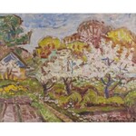 Romana LIPEŻ (1917-2003), Krajobraz z chatą