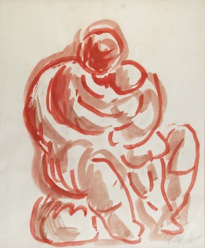 Karol MUSZKIET (1904-1993), Studium rzeźby