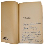 KOŹNIEWSKI Kazimierz - T.T.JEŻ Dédicace de l'auteur à Jerzy Borejsza