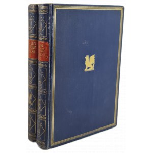 HUGO Wiktor - CZ£OWIEK ŚMIECHU Volume I-IV in 2 vols. ILLUSTRATIONS, edited by Jaroslaw Iwaszkiewicz