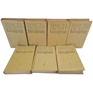 PROUST Marcel - W POSZUKIWANIU STRACONEGO CZASU Tom 1-7 Wydanie 1