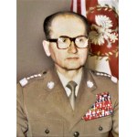 Jaruzelski Wojciech visiting ticket, autograph note