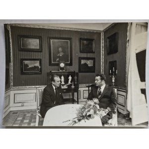 Czeslaw MILLOSZ - Photo from the meeting of the Minister of Culture with the winner of the Nobel Prize in Literature