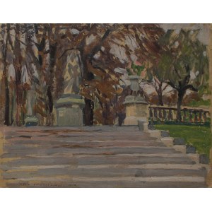Stanisław Czajkowski, Paryż [Ogród Luksemburski], 1912