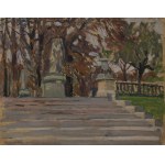 Stanisław Czajkowski, Paryż [Ogród Luksemburski], 1912